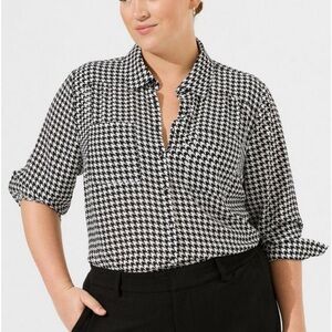 Torrid Button-Up Long Sleeve Shirt